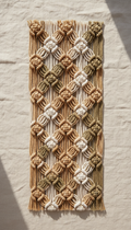 Natural Fiber Macrame Table Runner